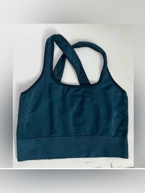 Free People Intimately Teal Crop Bra Top XS/S